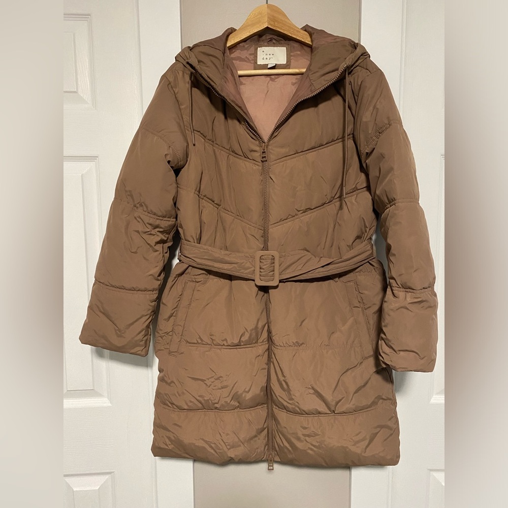 a new day Tan Quilted Jacket